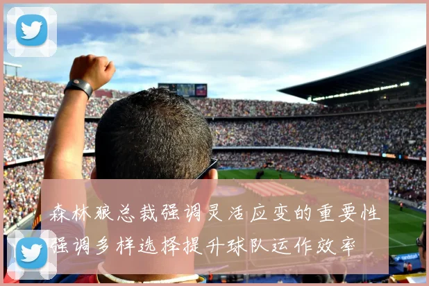 森林狼总裁强调灵活应变的重要性强调多样选择提升球队运作效率